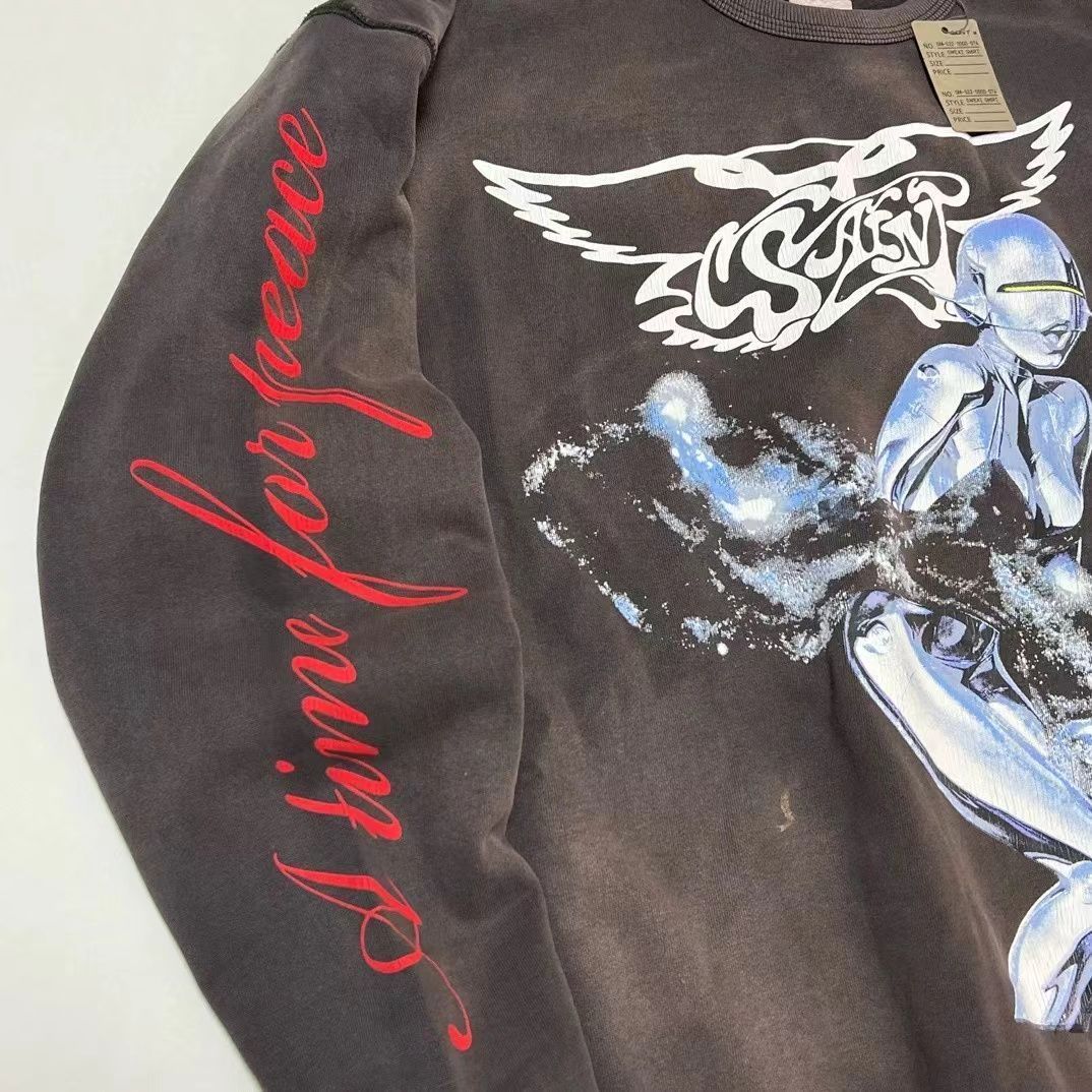 人気商品・新品未使用】Saint Mxxxxxx × SORAYAMA セントマイケル スウェット SAINT MICHAEL TEE 54 -  メルカリ