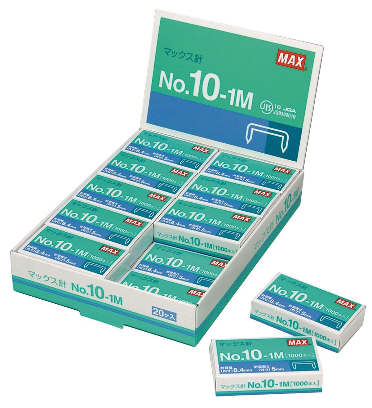 安全 マックス ホッチキス針 No.10-1Mステンレス MS91194 ienomat.com.br