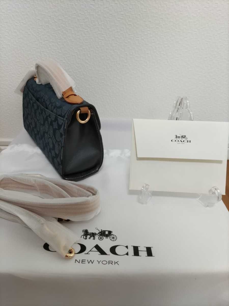 COACH コーチ 2WAY ショルダーバッグ ハンドバッグ デニム - メルカリ