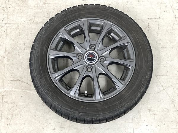 AIRNOVA ホイール 14インチ PCD 100 4穴 155/65R14 75Q タイヤ付 4本