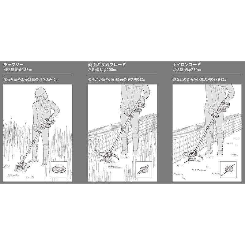 髙儀(Takagi) EARTH MAN SHARE LINK 18V 充電式 ギア・ブラシレス 3WAY グラストリマー SL-BGGT185-CS  ブラシレスモーター ハイパワー 静音 軽量 伸縮 コンパクト 収納 コードレス 草刈り機 草刈機 草刈り - メルカリ