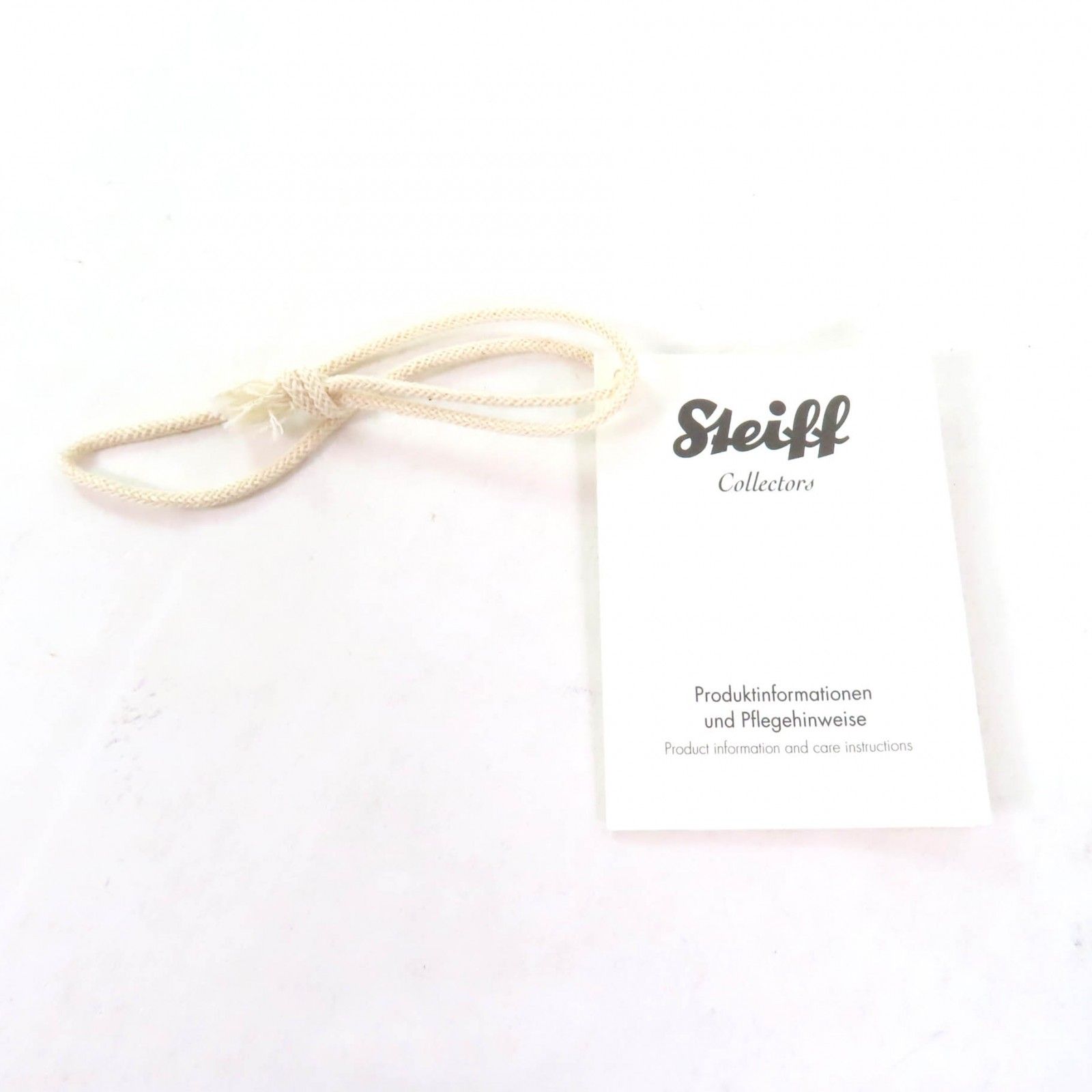 美品★Steiff シュタイフ 677380 市松 牡丹 2012年 日本限定 台座付 テディベア ぬいぐるみ オフホワイト ドイツ製 レディース 美品☆Steiff シュタイフ 677380 市松 牡丹 2012年 日本限定