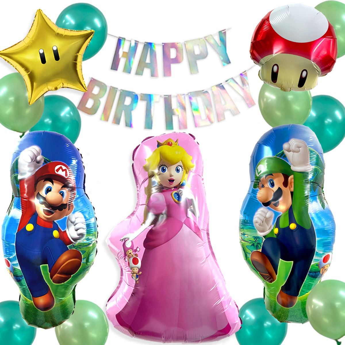 新品】スーパーマリオブラザーズとピーチ姫とみんなでわいわいお