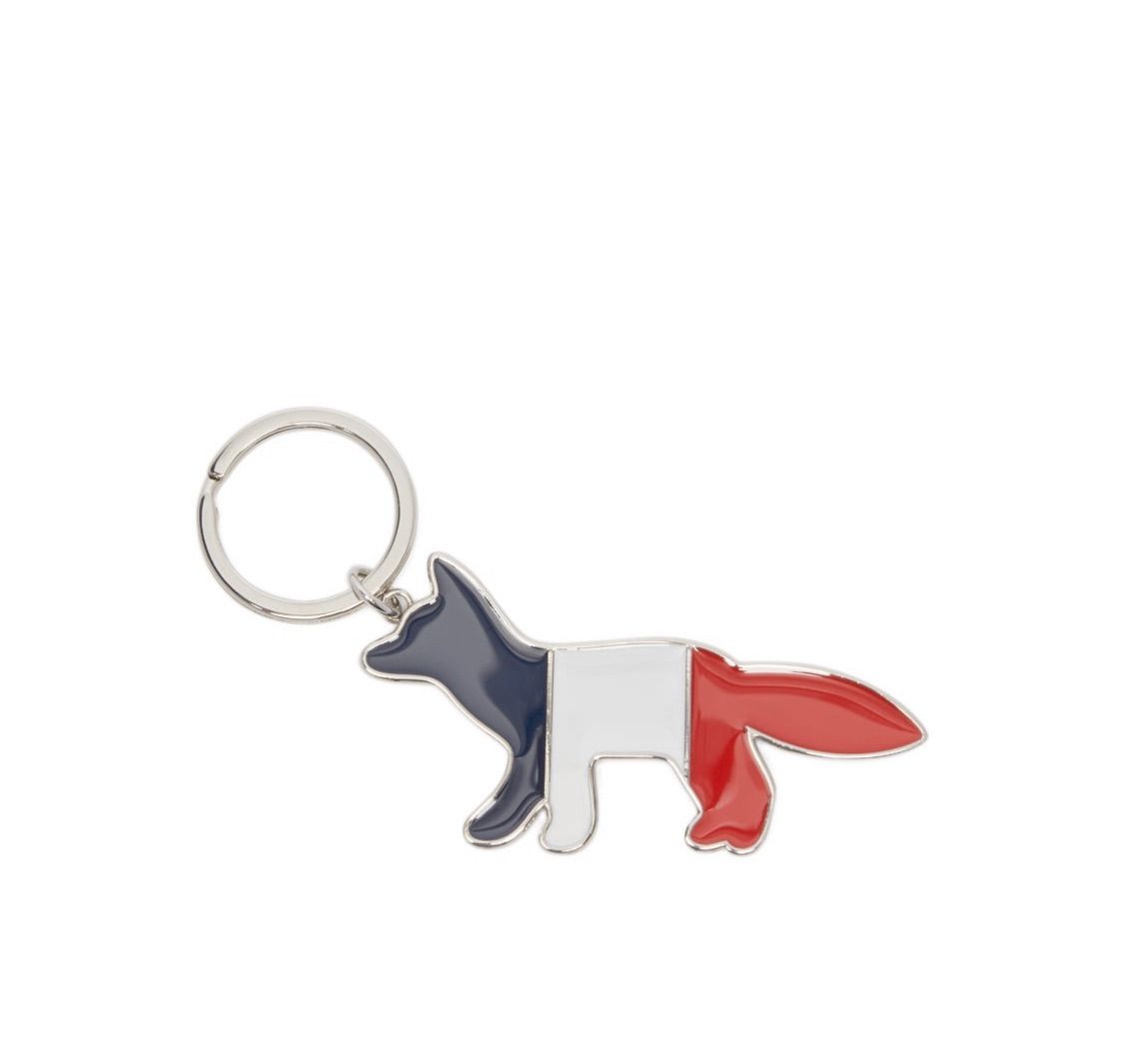 メゾンキツネ　maison kitsune キーホルダー　キーリング正規品　新品 MAISON KITSUNE｜(M)BOLD FOX HEAD KEYRING | Rakuten Fashion