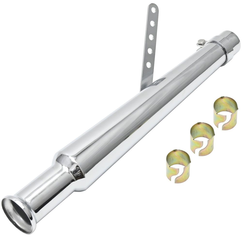 SR400 SR500 TW200 ドラッグスター 汎用 トランペットマフラー