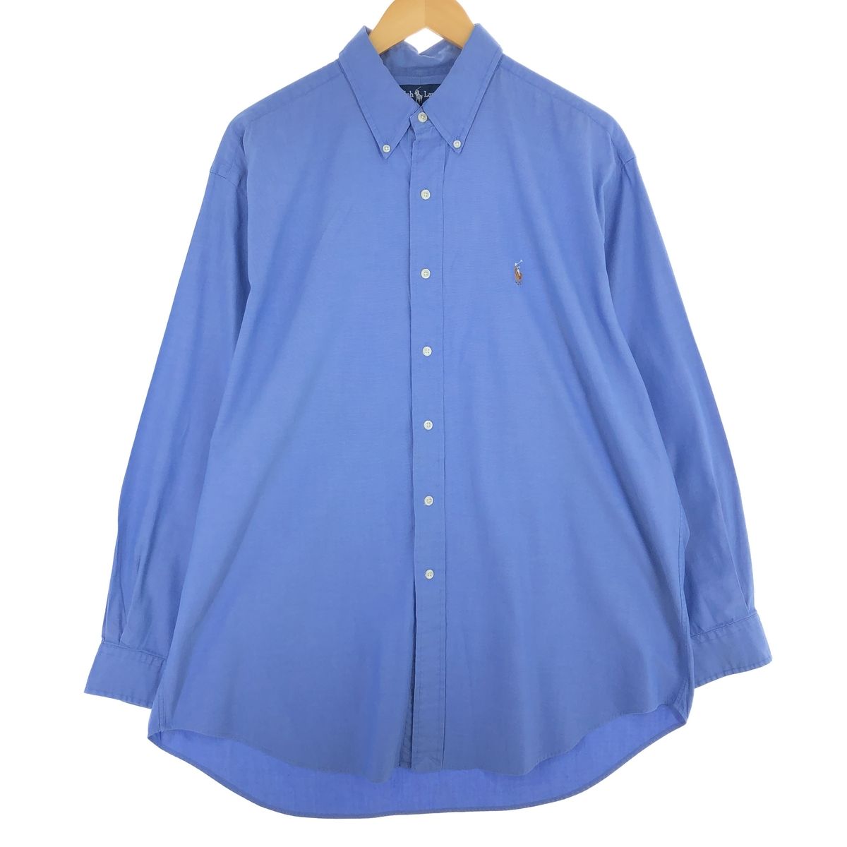 古着 ラルフローレン Ralph Lauren YARMOUTH オックスフォード 長袖 ボタンダウンシャツ メンズXXL/eaa445723