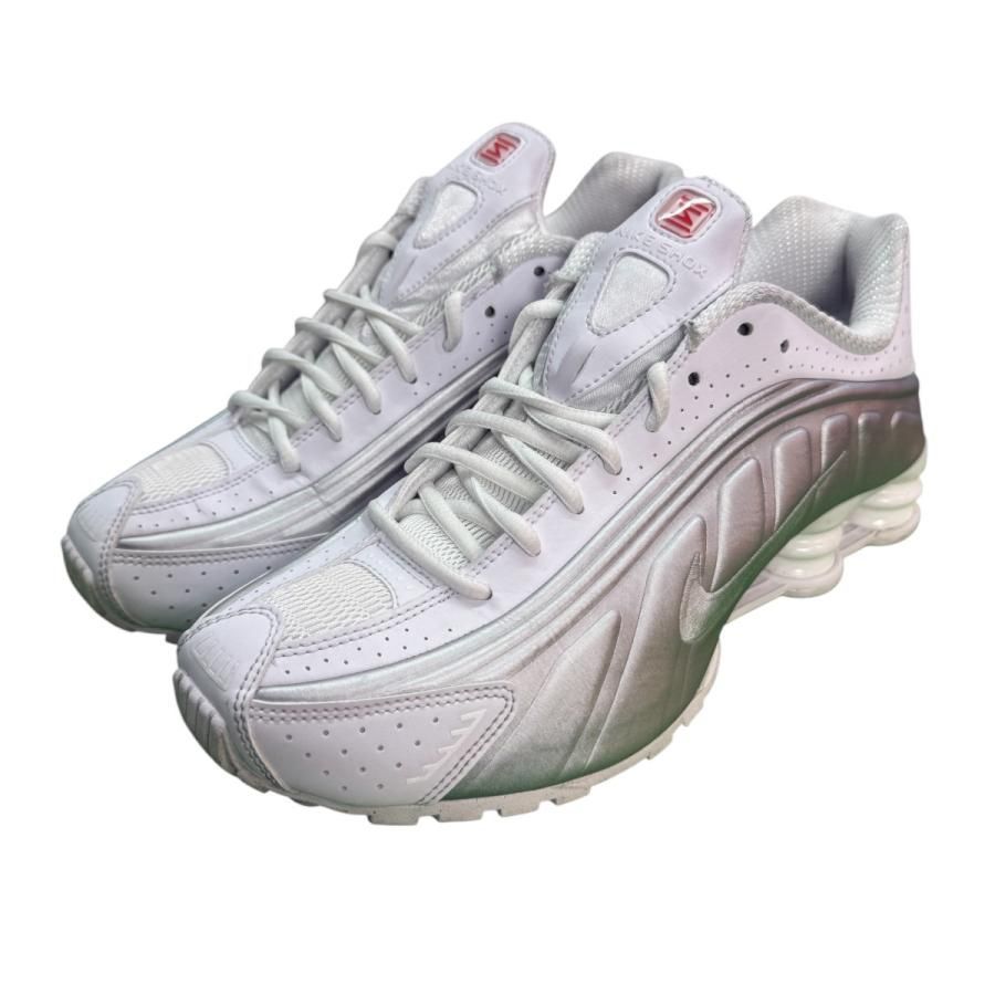 NIKE★ナイキシャブスR4 ホワイト/ブライトクリムソン 4/1発売｜Nike Women's Shox R4 