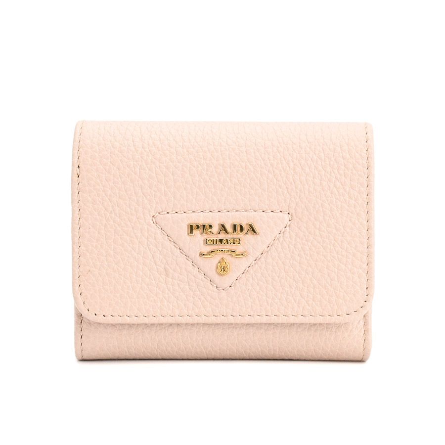 PRADA プラダ ミニウォレット ヴィッテロダイノレザーミニ財布 1MH043