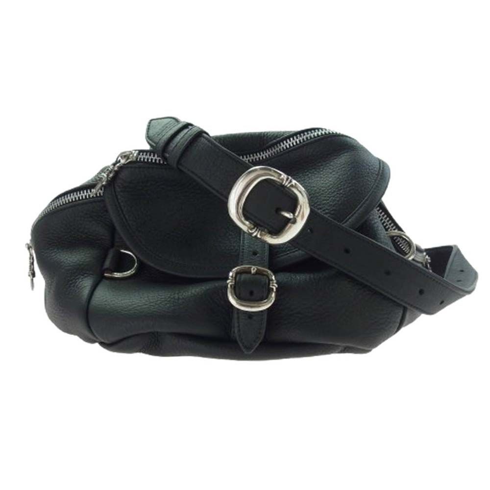 CHROME HEARTS クロムハーツ 原本有 SNAT PACK 1 スナットパック ダガージップ ガンスリンガーベルト レザー ウエストバッグ