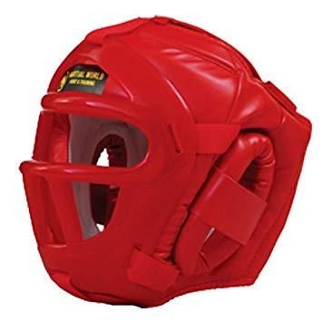 【新品・2営業日で発送】マーシャルワールドジャパン HG15-L-RD パーフェクトヘッドガード・一般用・赤【新ロゴでの手配となります】