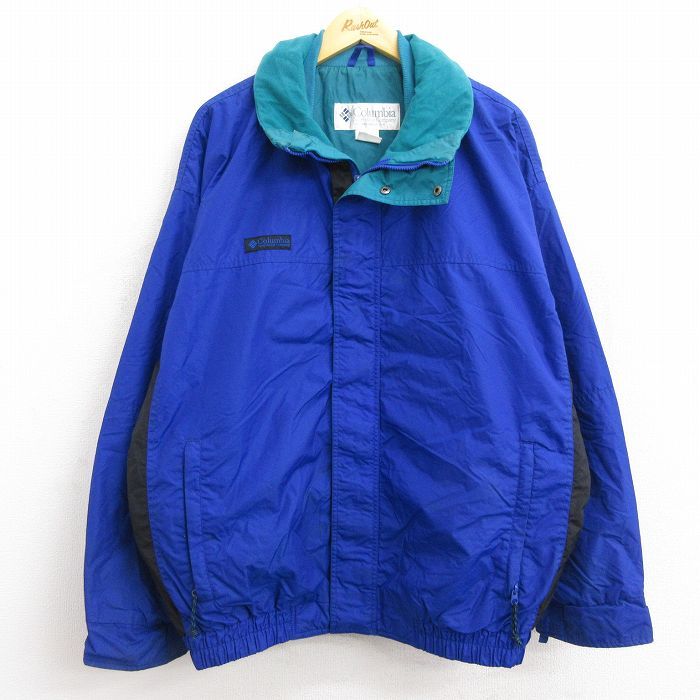 XL/古着 コロンビア 長袖 ナイロン ジャケット メンズ 90s 大きい 