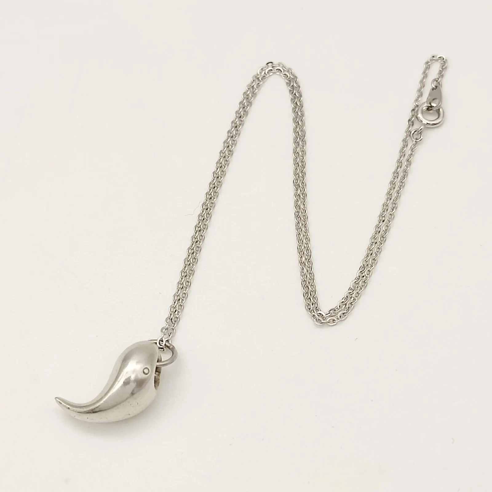 美品】GEORG JENSEN ジョージジェンセン クジラ ネックレストップ 鯨 