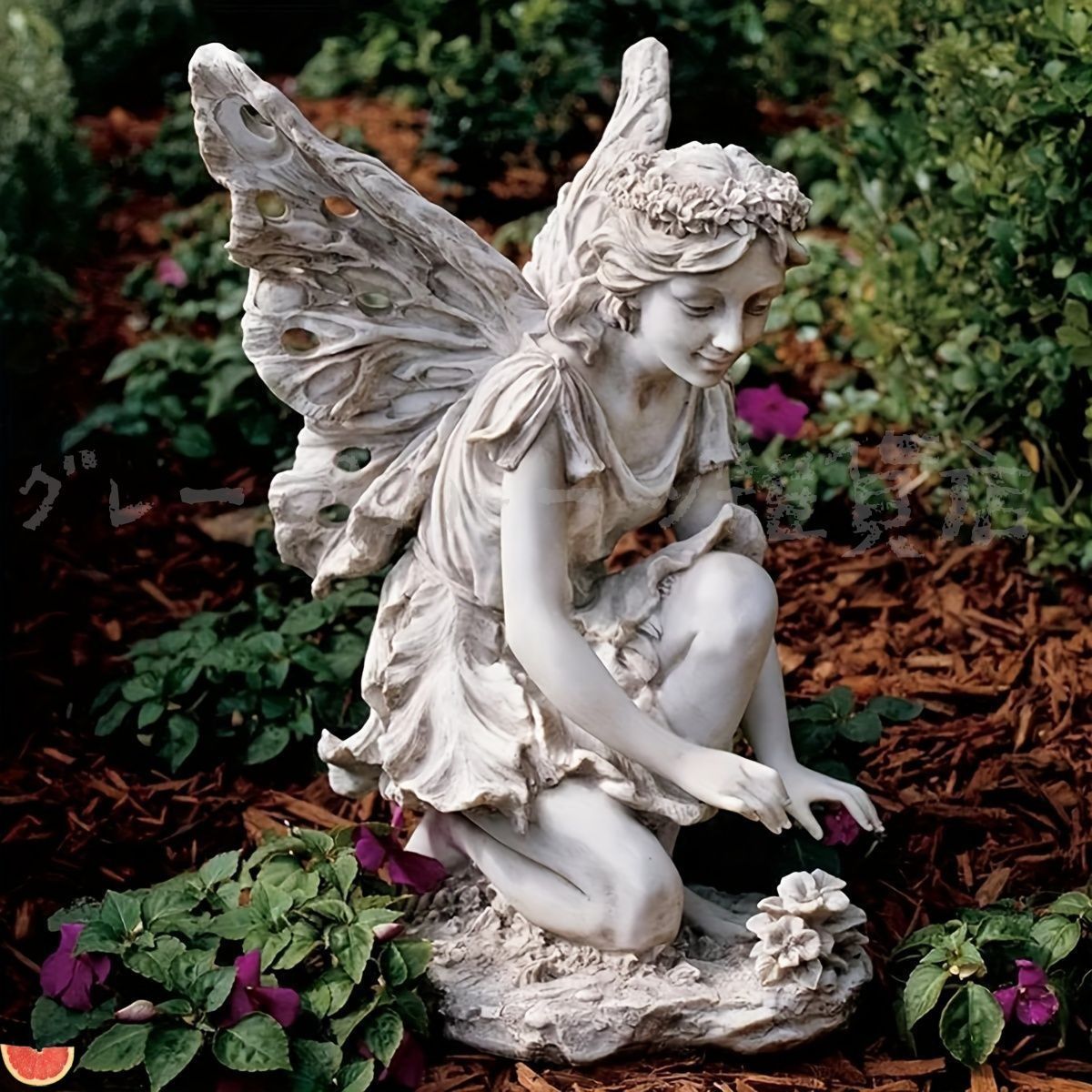 在庫処分品】ガーデンオーナメント オブジェ 妖精 置物 デコレーション