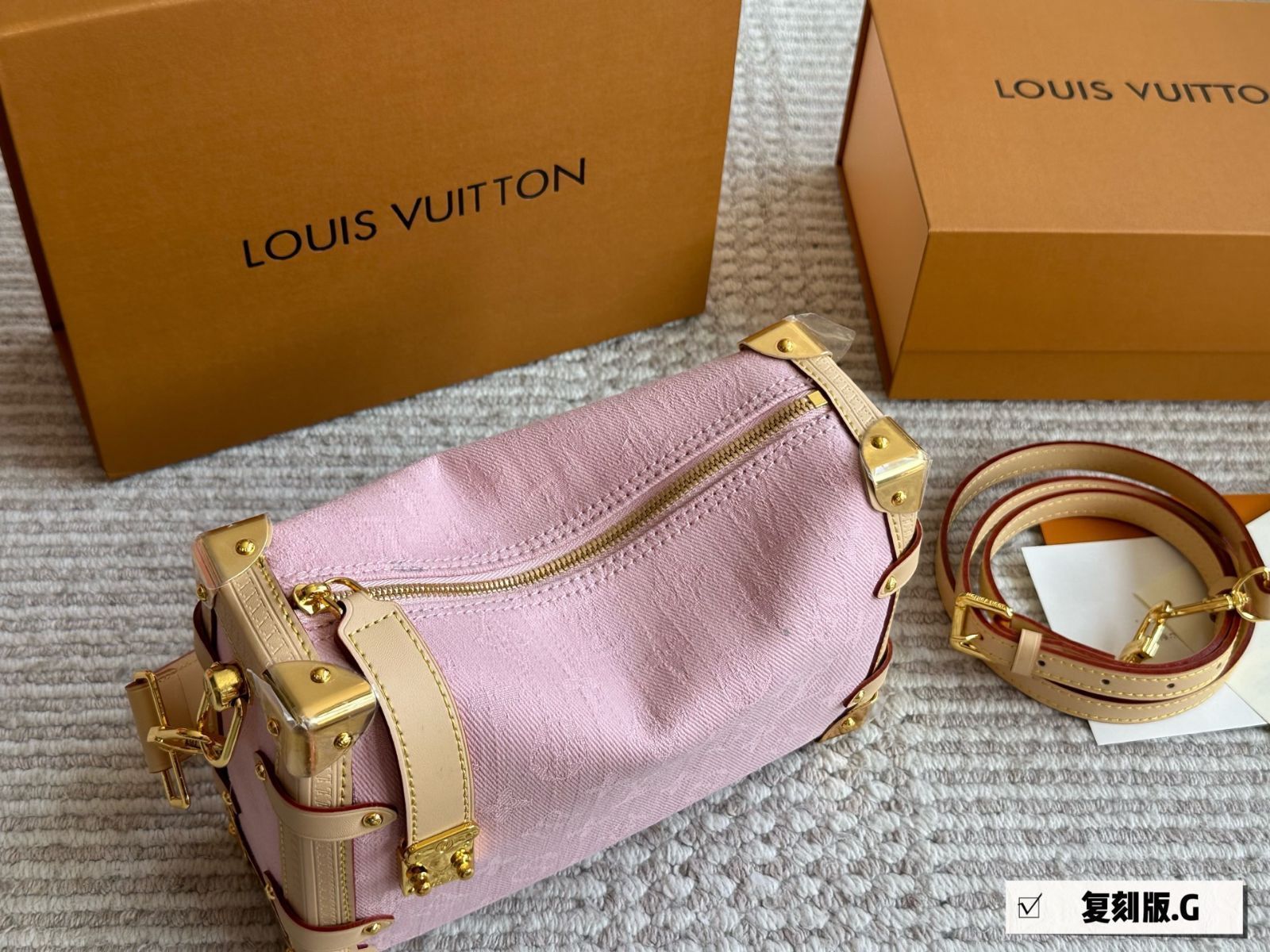 ヴィトン　箱のみ　セット販売です！ 今日特価】LV 25 Trunk Soft Box Bag - ルイ・ヴィトン 25