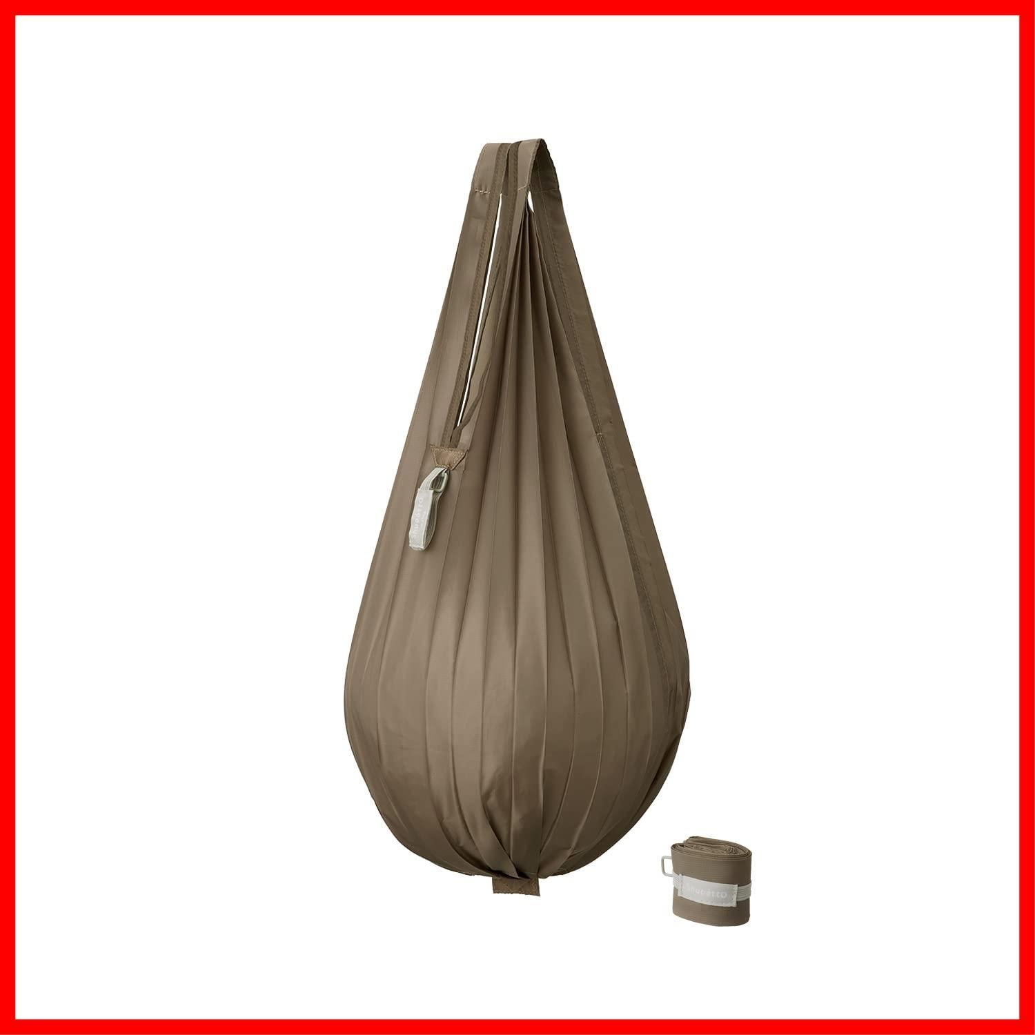 【人気商品】[マーナ] Shupatto ミニマルバッグDrop 12L (ブラウンシュガー) シュパット エコバッグ 折りたたみ 買い物袋 (ドロップ 縦型/大容量)