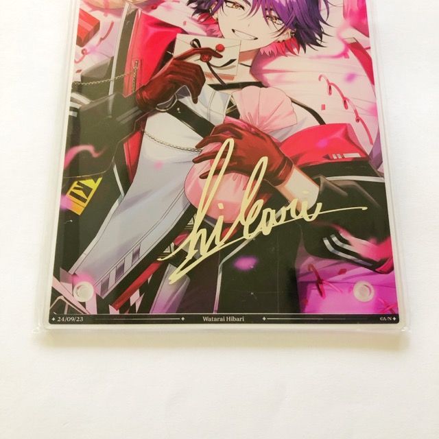 にじさんじ 渡会雲雀 A5アクリルパネル(複製直筆サイン・メッセージ入り) 誕生日 2024【I1559-007】081 にじさんじ 渡会雲雀 A5アクリルパネル(複製直筆サイン