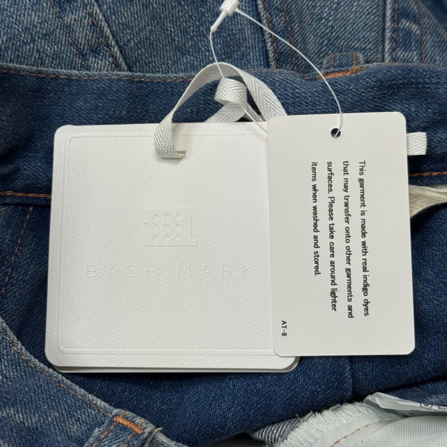 参考上代50600円 未使用品 BASE MARK 23SS Tuck Denim ワイド