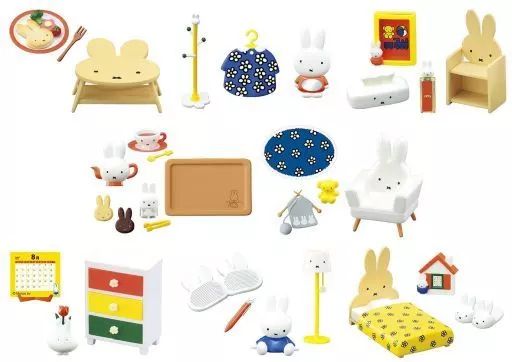 トレーディングフィギュア 全8種セット 「miffy room -ミッフィーの