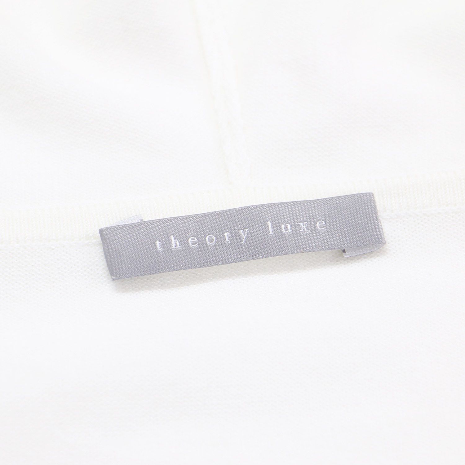 theory luxe 白　パーカー　サイズ38 theory luxe セオリーリュクス パーカー ホワイト 白 サイズ:38
