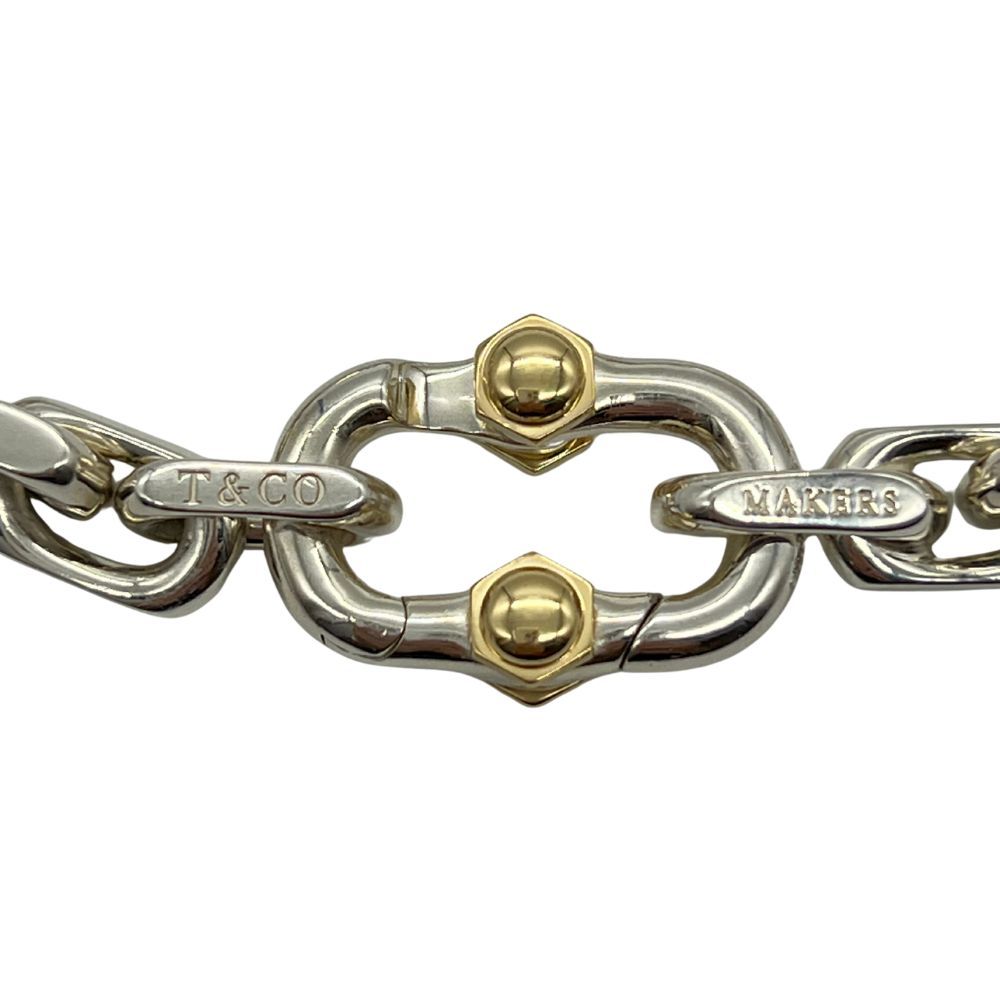 美品　ティファニー　メイカーズ　チェーン　ブレスレット TIFFANY&Co.（ティファニー） TIFFANY & Co. メイカーズ ワイド