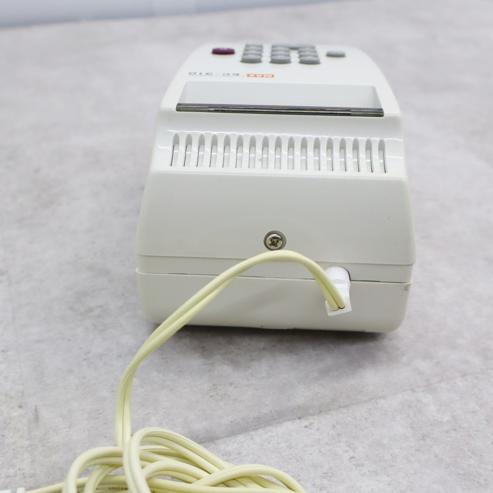 電子チェックライター 15桁 重複印字 演算機能 省電力 奥行 最大 80mm