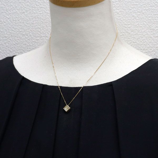 (M0807-1)K18 PGダイヤモンドペンダント2-0.06ct M0807-1)K18 PGダイヤモンドペンダント2-0.06ct - メルカリ
