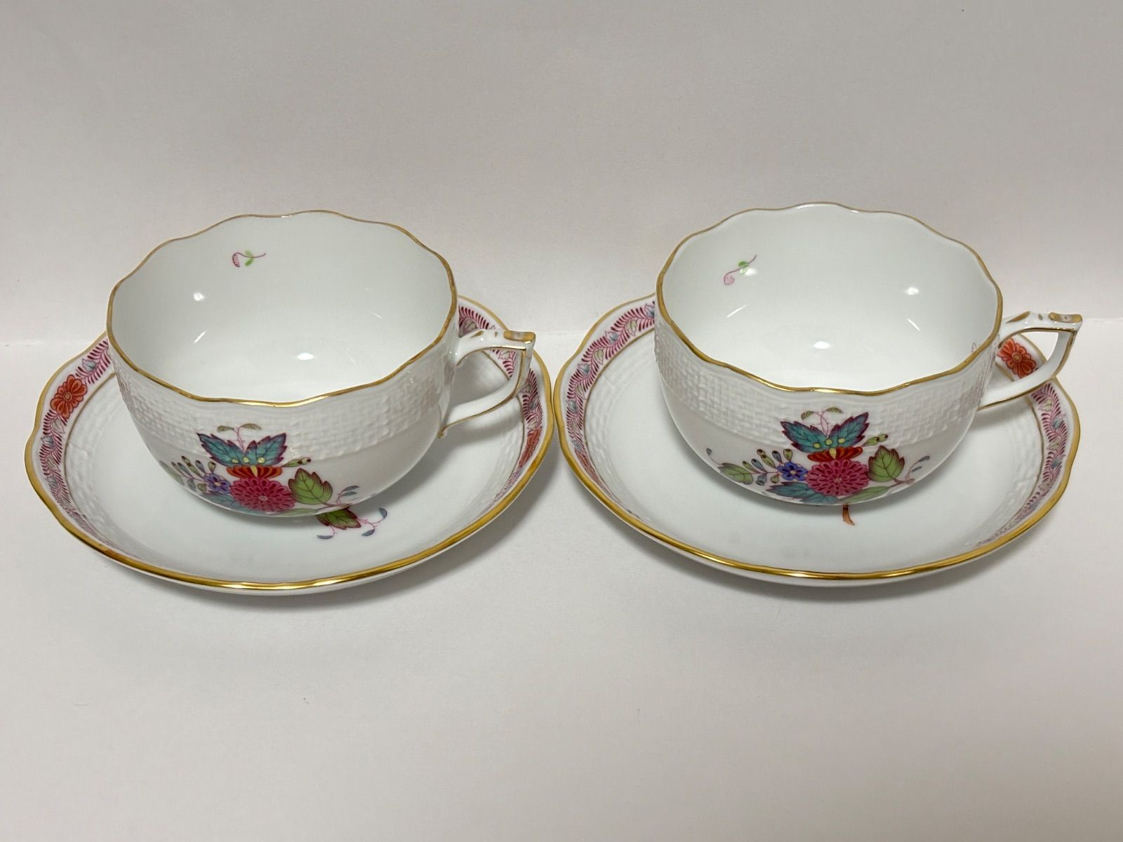 ヘレンドアポニーフラワーティーセット4点 ヘレンドアポニーフラワーティーセット4点 ヘレンド アポニーフラワー