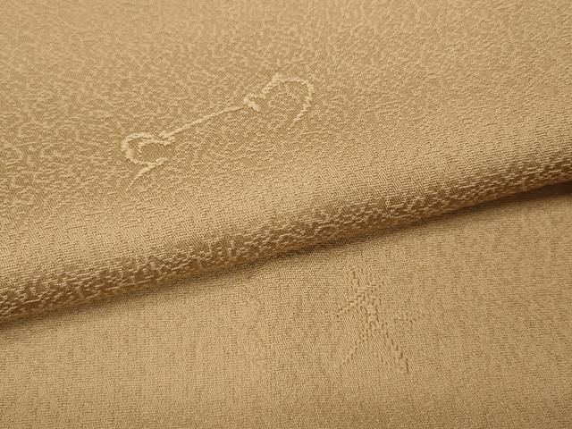 平和屋着物●上質な色無地 文字地紋 淡香色 正絹 CAAZ2592ut NICORILABO_COM