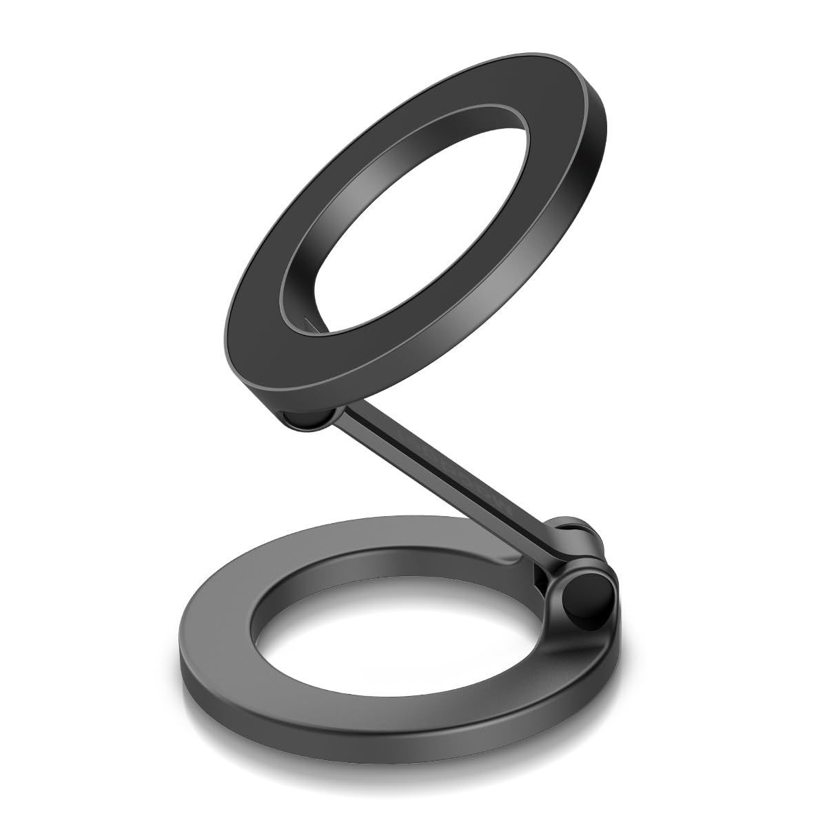 MaGdget Stand|マジェット スタンド MagSafe対応 マグネット スマホスタンド スマホホルダー マルチスタンド 携帯スタンド 車 車載ホルダー 折り畳み式 角度自由 ヒンジ調整工具付き Gray