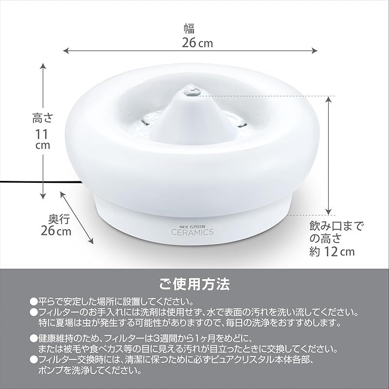 軟水化フィルター1枚付き