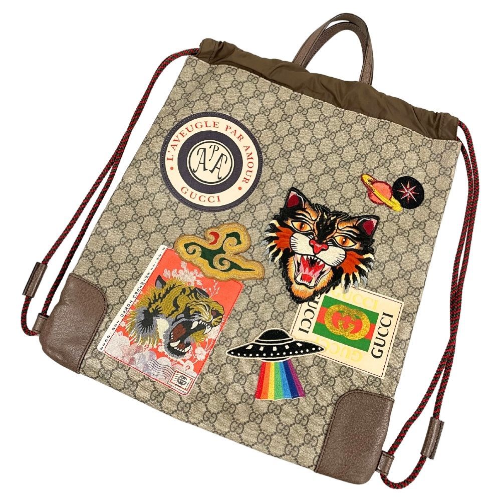 GUCCI グッチ クーリエ GG スプリーム ドローストリング バックパック