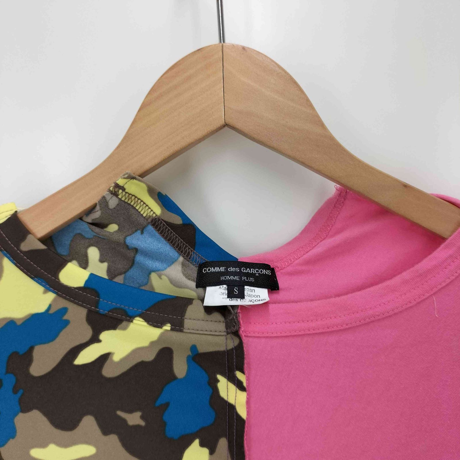 コムデギャルソンオムプリュスAD2018 カットソー COMME des GARCONS HOMME PLUS 19ss ハーネスドッキング エステル