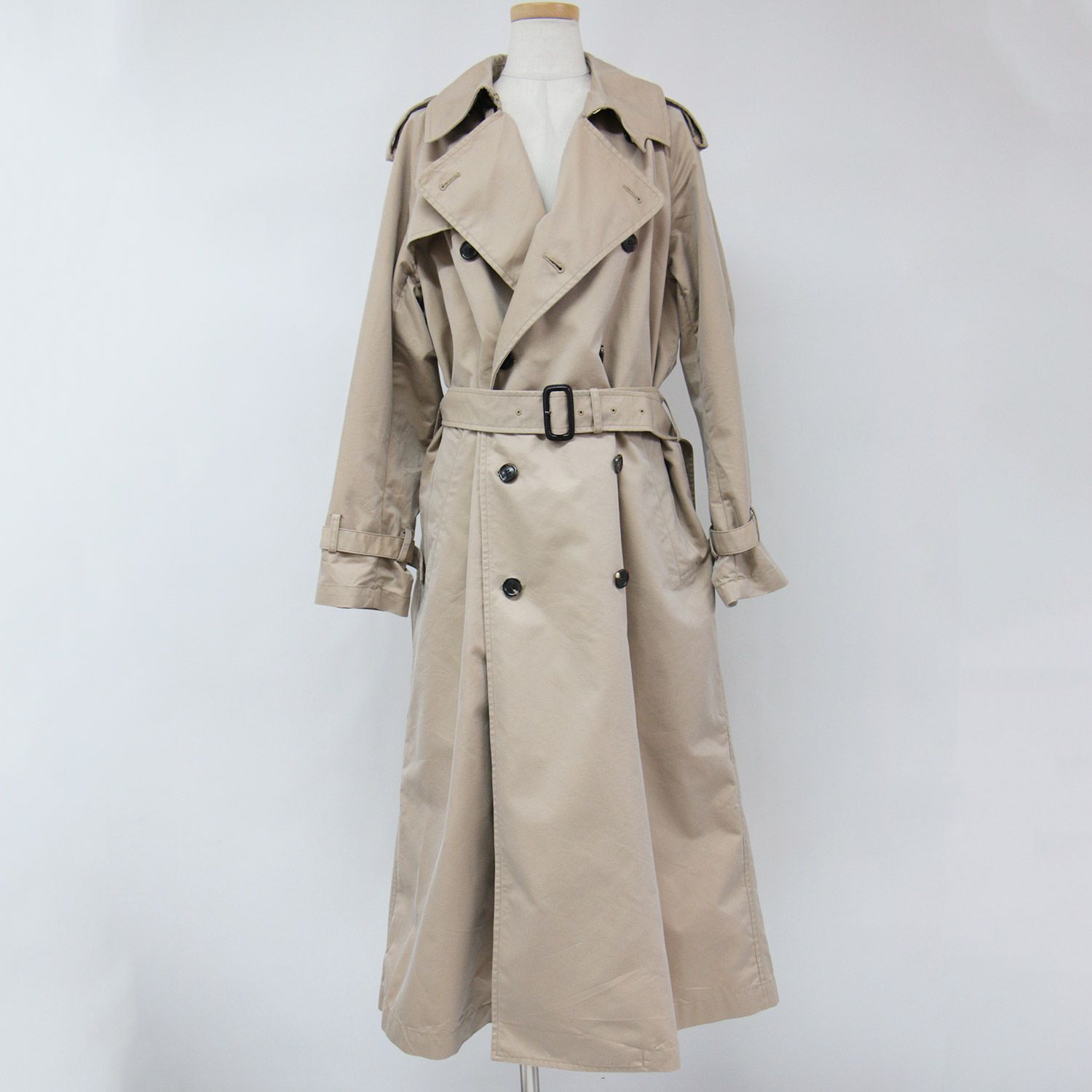 美品 Plage プラージュ コート ロング トレンチコート アウター 22秋冬