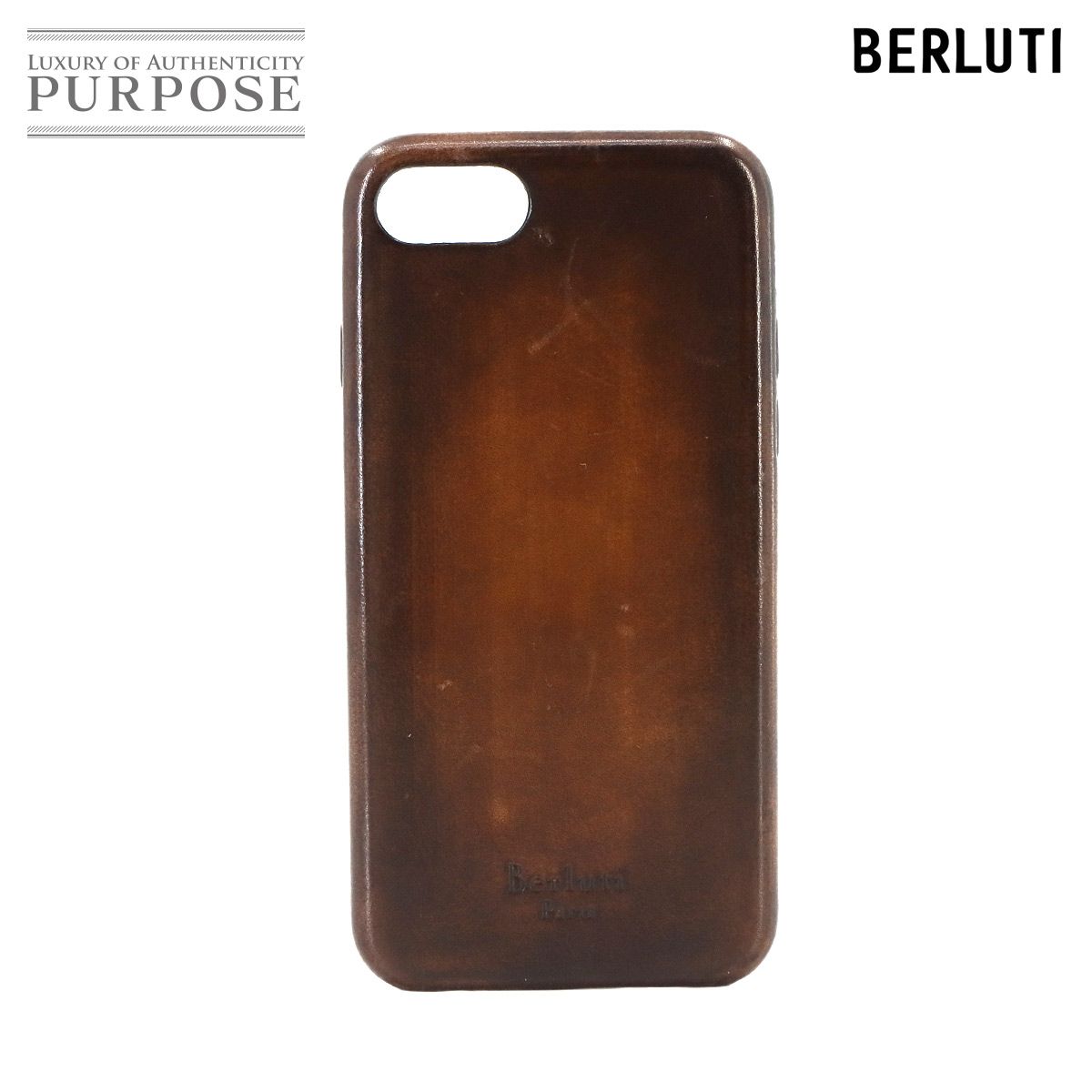 Berluti iPhone用ケース ブラウン 新品同様 ベルルッティ Berluti iPhone SE 第2世代 第3世代