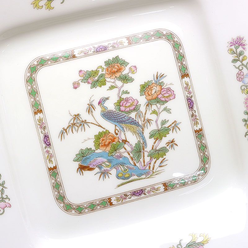 ウェッジウッド WEDG WOOD クタニクレーン 工場 スクエアプレート 大皿