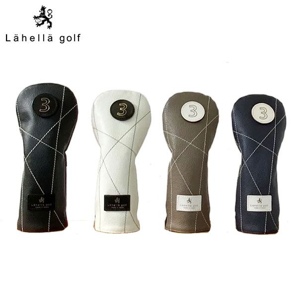 ラヘラ ゴルフ ランダムステッチ L-592 レザー フェアウェイウッド用 ヘッドカバー
