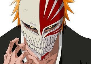 BLEACH ブリーチ 風 黒崎一護 虚化 仮面 ホロウ化 死神 お面 コスプレ