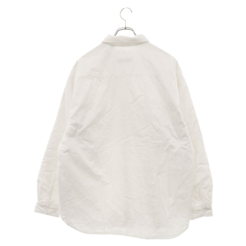 SUPREME (シュプリーム) 24SS ×MM6 Maison Margiela Padded Shirt エムエムシックス メゾンマルジェラ 中綿 パデット シャツ ジャケット ホワイト