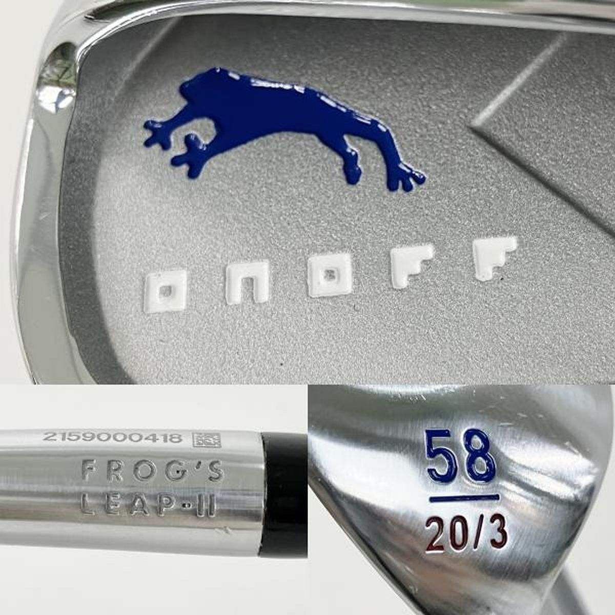 美品現行モデルオノフ FROG’S LEAP-II 58°レディース週末セール中 ONOFF オノフ FROGS LEAP-II 58-20/3 ウェッジ ゴルフクラブ