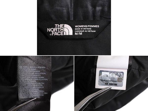 THE NORTH FACE - US企画 ノースフェイス ナイロン ダウン ベスト レディース S / The North Face フルジップ キルティング 550フィル アウトドア 重ね着 灰 THE NORTH FACE - ノースフェイス ナイロン ダウン ベスト