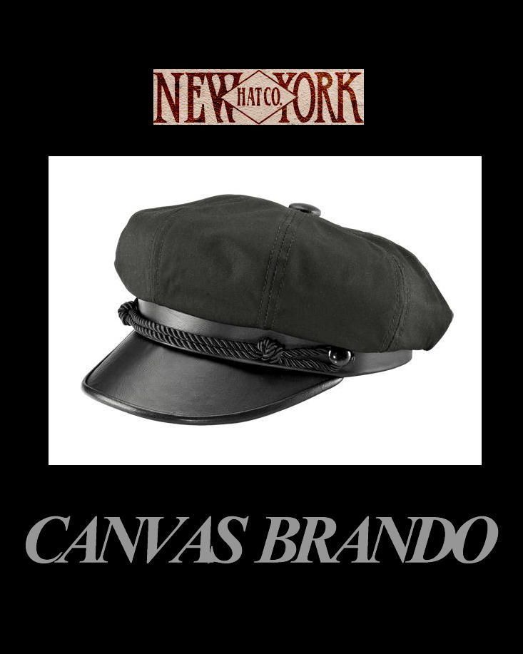 ニューヨーク ハット New York Hat BRANDO Black バイカーキャップ キャスケット The Wild One!