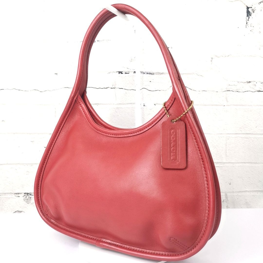 極美品　COACH　オールドコーチ　エルゴ　レザー ハンドバッグ 9027 OLD COACH 】B A-4 オールドコーチ 9027 エルゴ オールレザー