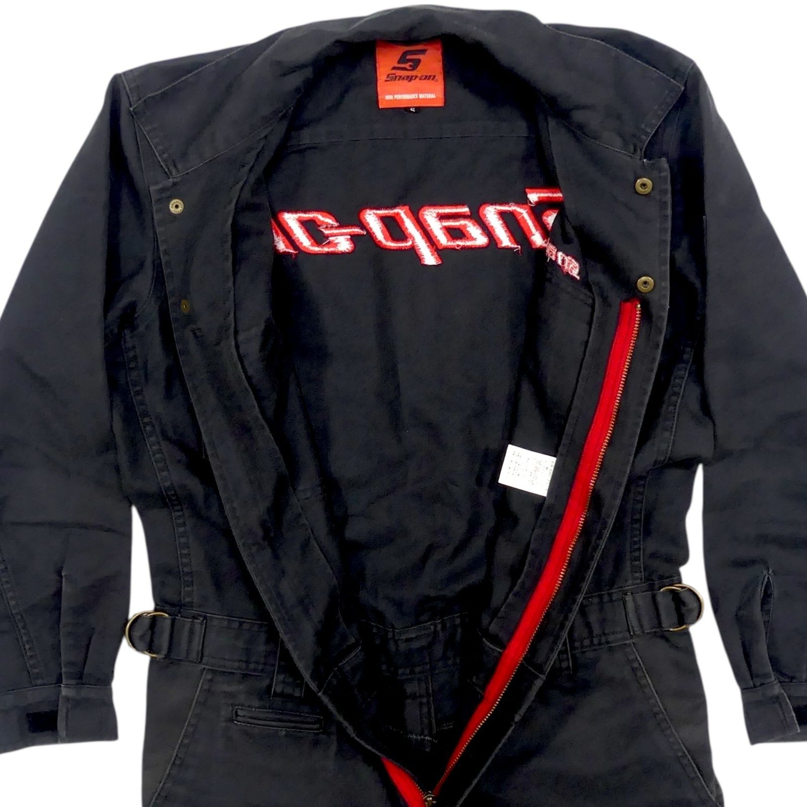 Snap-on スナップオン ツナギ S オーバーオール 黒 ブラック ワーク