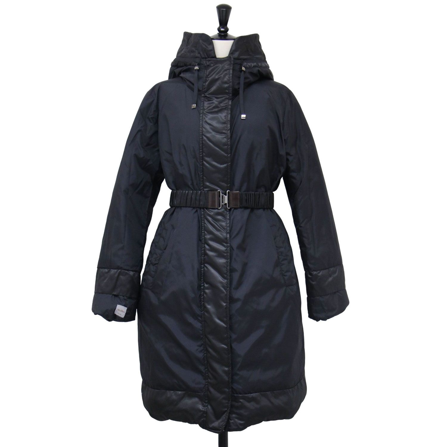 美品✨エスマックスマーラ 2wayリバーシブルダウンコート黒38 美品 S Max Mara エス マックスマーラ コート ブラック 黒