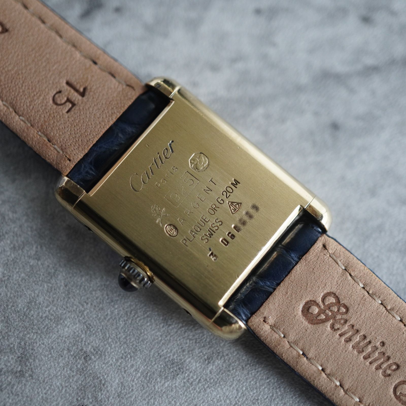 CARTIER カルティエ マスト タンク SM ラピスラズリ - メルカリ