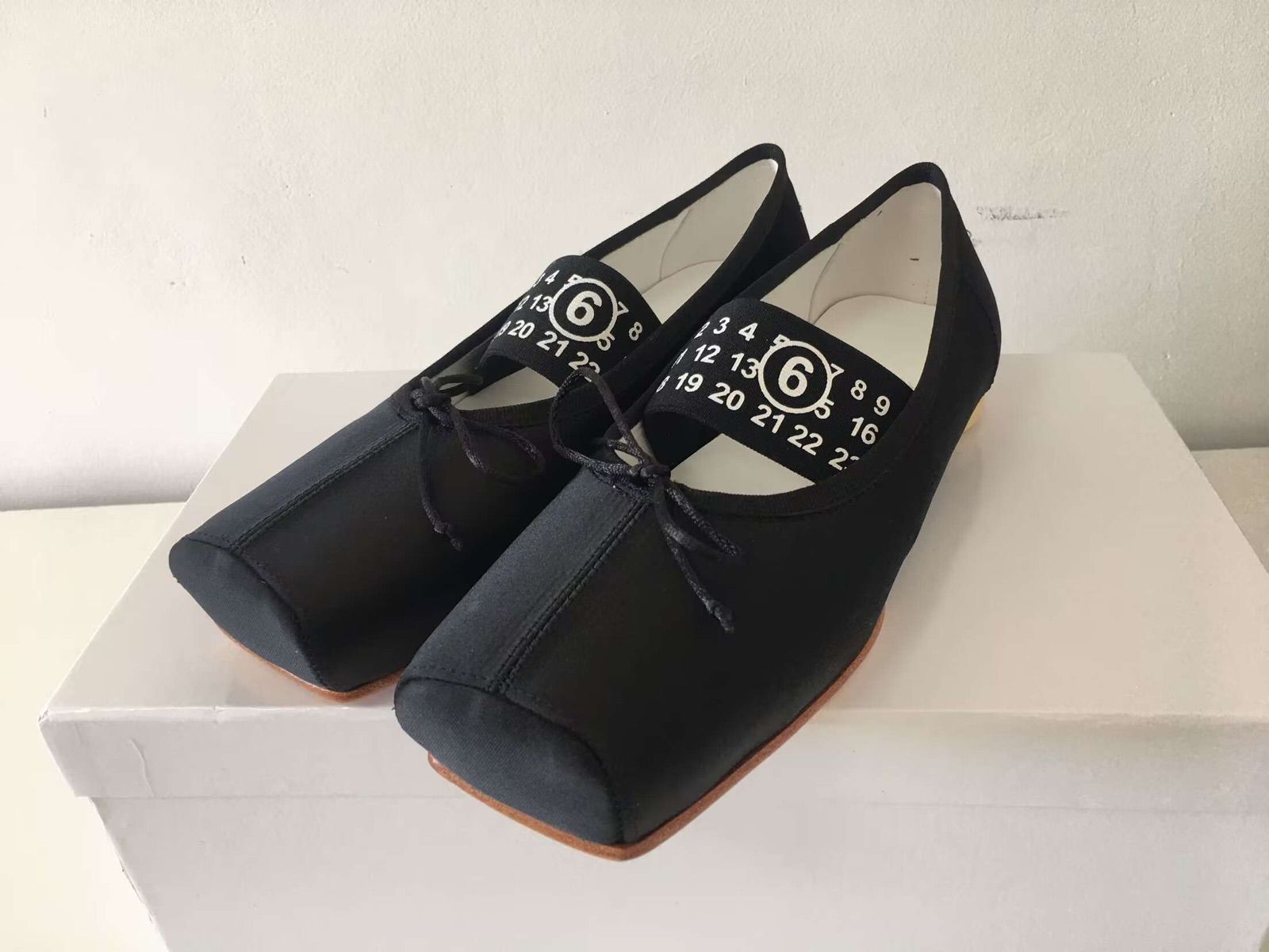 .Maison Margiela MM6サテンバレエシューズ