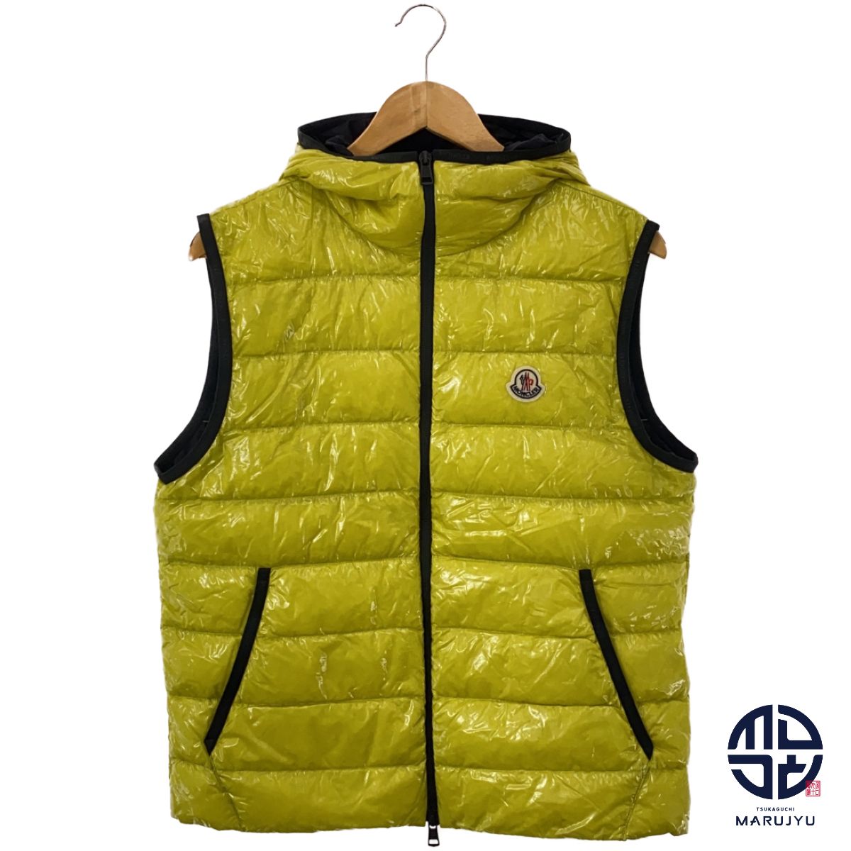 MONCLER モンクレール LAPPE GILET ダウンベスト ナイロン フード付き 