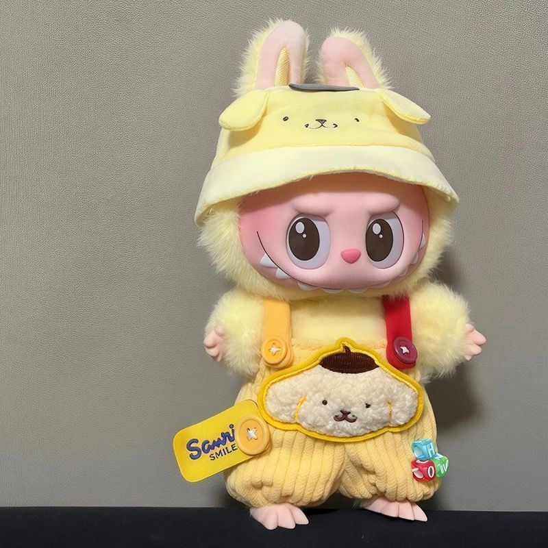 新品2点セット竜の仮装labubuラブブぬいぐるみ服17cm着せ替え着ぐるみ 新品2点セット竜の仮装labubuラブブぬいぐるみ服17cm着せ替え