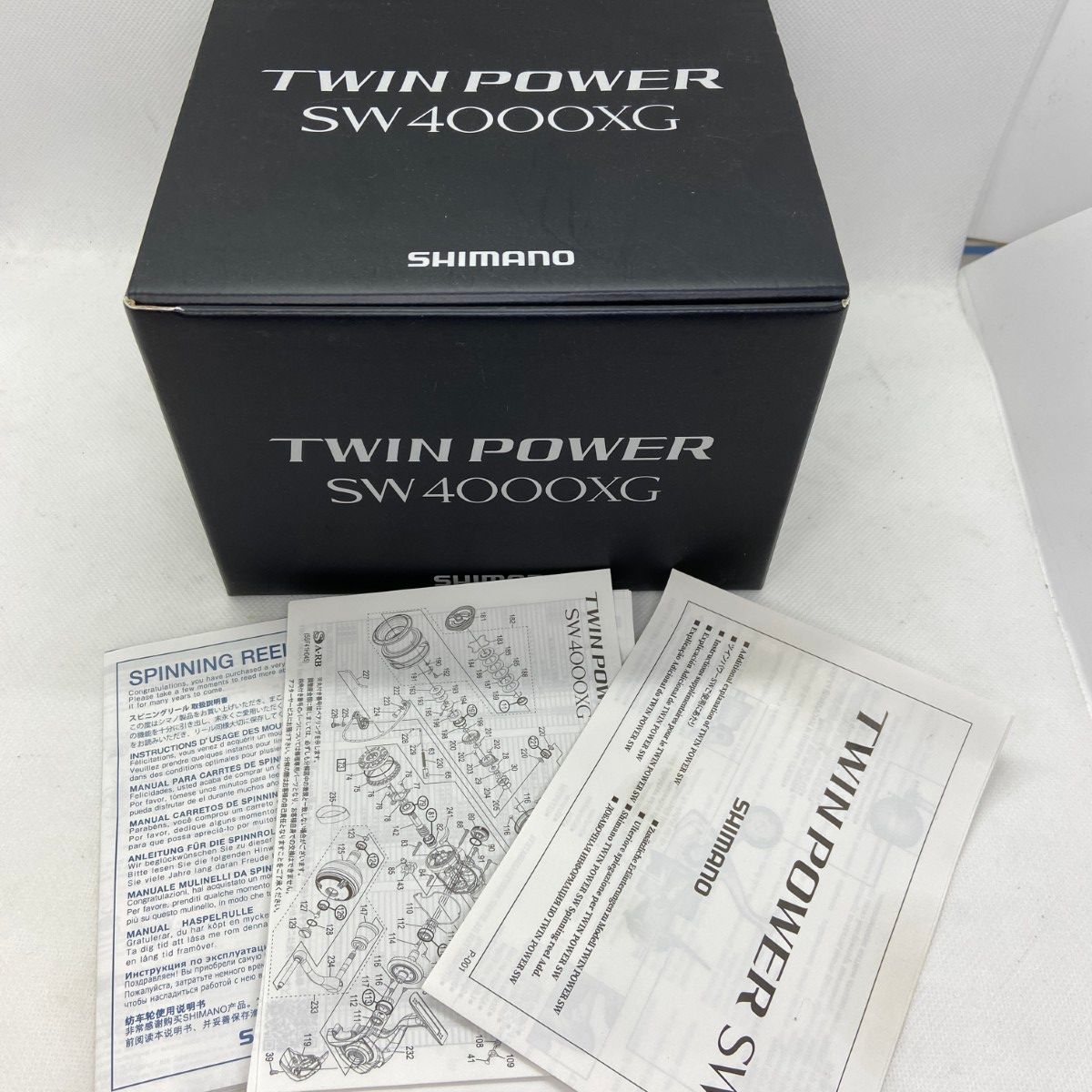 ΨΨSHIMANO シマノ スピニングリール 21ツインパワーSW 4000XG 04221