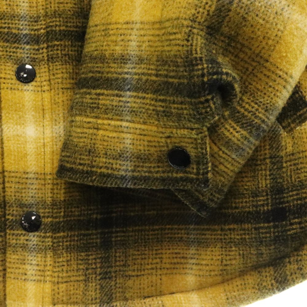 CELINE (セリーヌ) 21AW キルティング フランネルシャツブルゾン 中綿